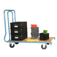 Carrello con sponda fissa e rimovibile