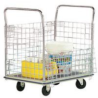 Carrello con pareti a griglia