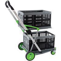 Carrello pieghevole con contenitore